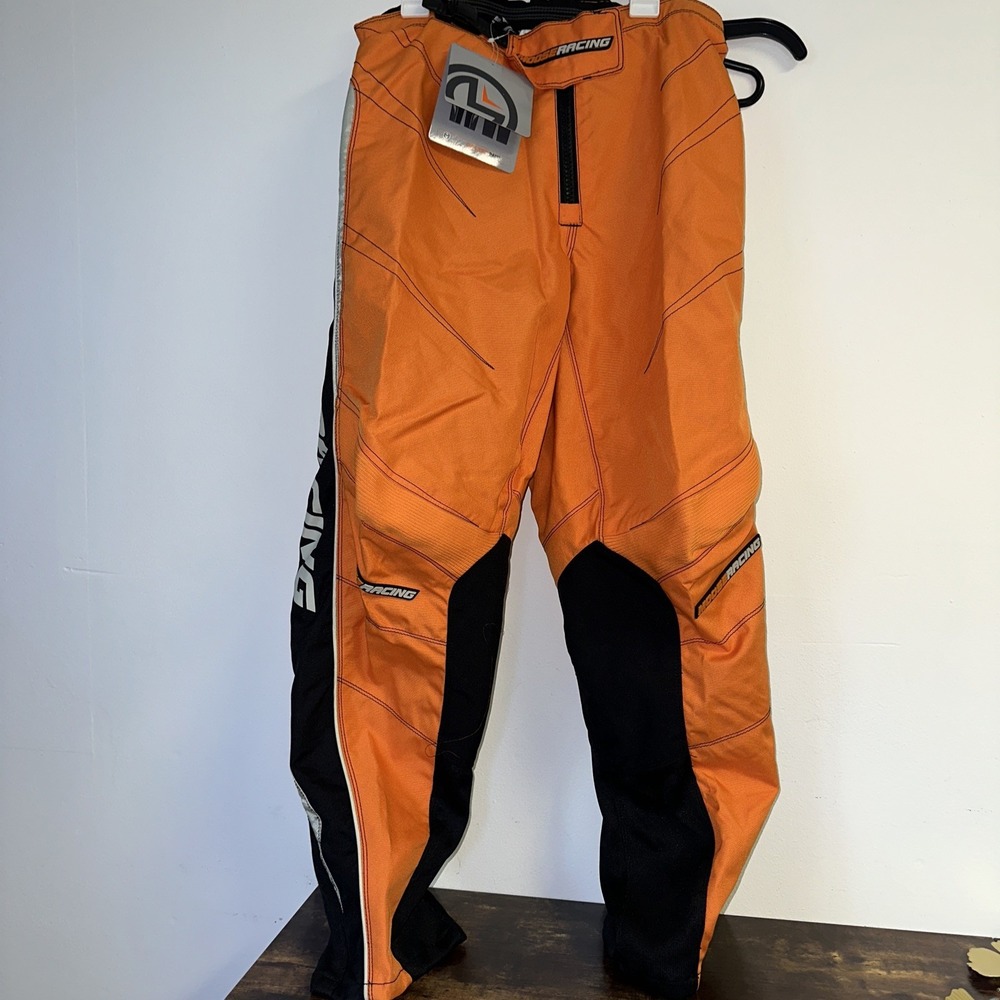 Moose Racing Qualifier pants Size 32 Black Orange And Gray Motorbike Dirt Track